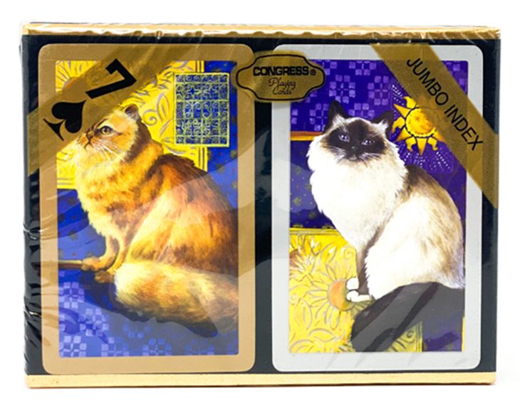 Congress Playing Card Set: Sitting Pretty 2-deck Set, Jumbo Index main image